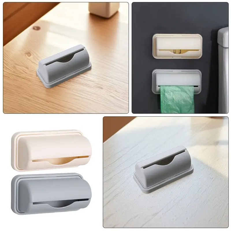 Kitchen Baking Storage - 1/2/3/4 шт. Настенный диспенсер для мусорных