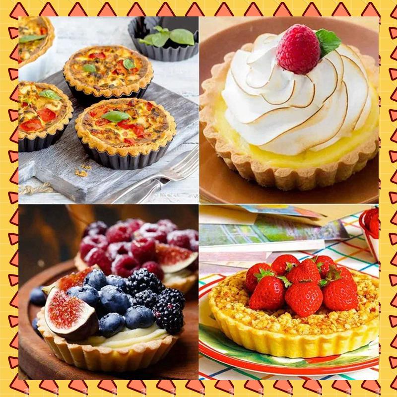 Tart Pan Loose - A008 18 шт. 4 дюйма/10 см