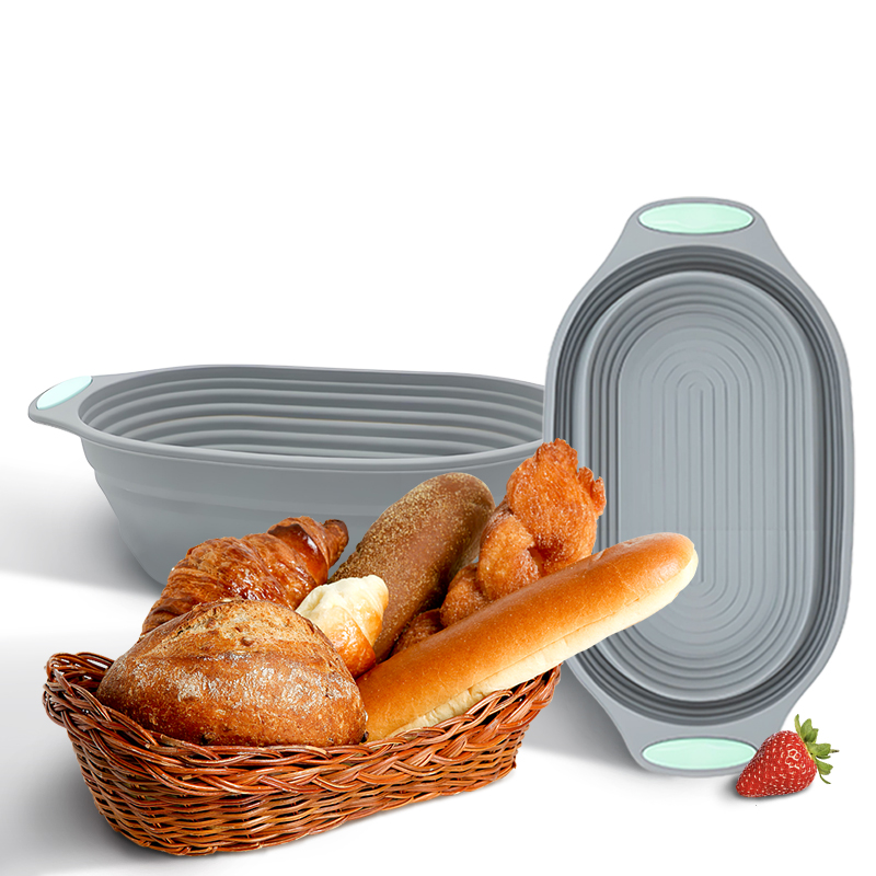 Kitchen Baking Storage - Складная силиконовая корзина для расстойки теста