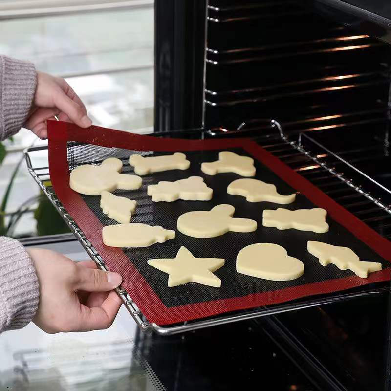 Kitchen Baking Tray Set - Силиконовый коврик для гриля 30x40 см,