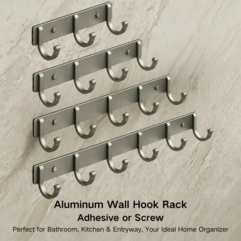 Kitchen Baking Storage - Алюминиевая настенная вешалка-крючок – без сверления,
