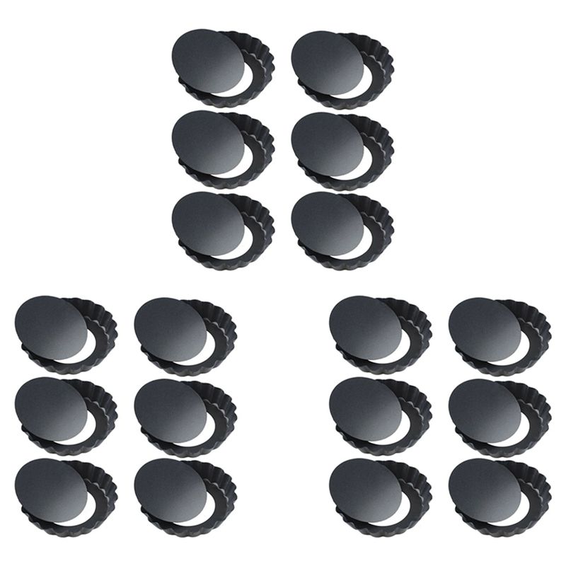 Tart Pan Loose - Набор из 18 мини-форм для пирогов,