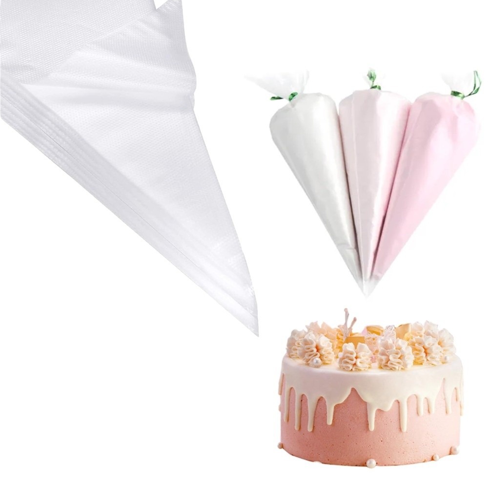 Piping Bag Disposable - 100 шт. сверхпрочных одноразовых кондитерских мешков,