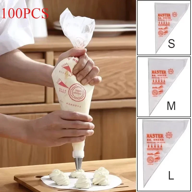 100 шт. одноразовые кондитерск – обзор и цена Piping Bag Disposable