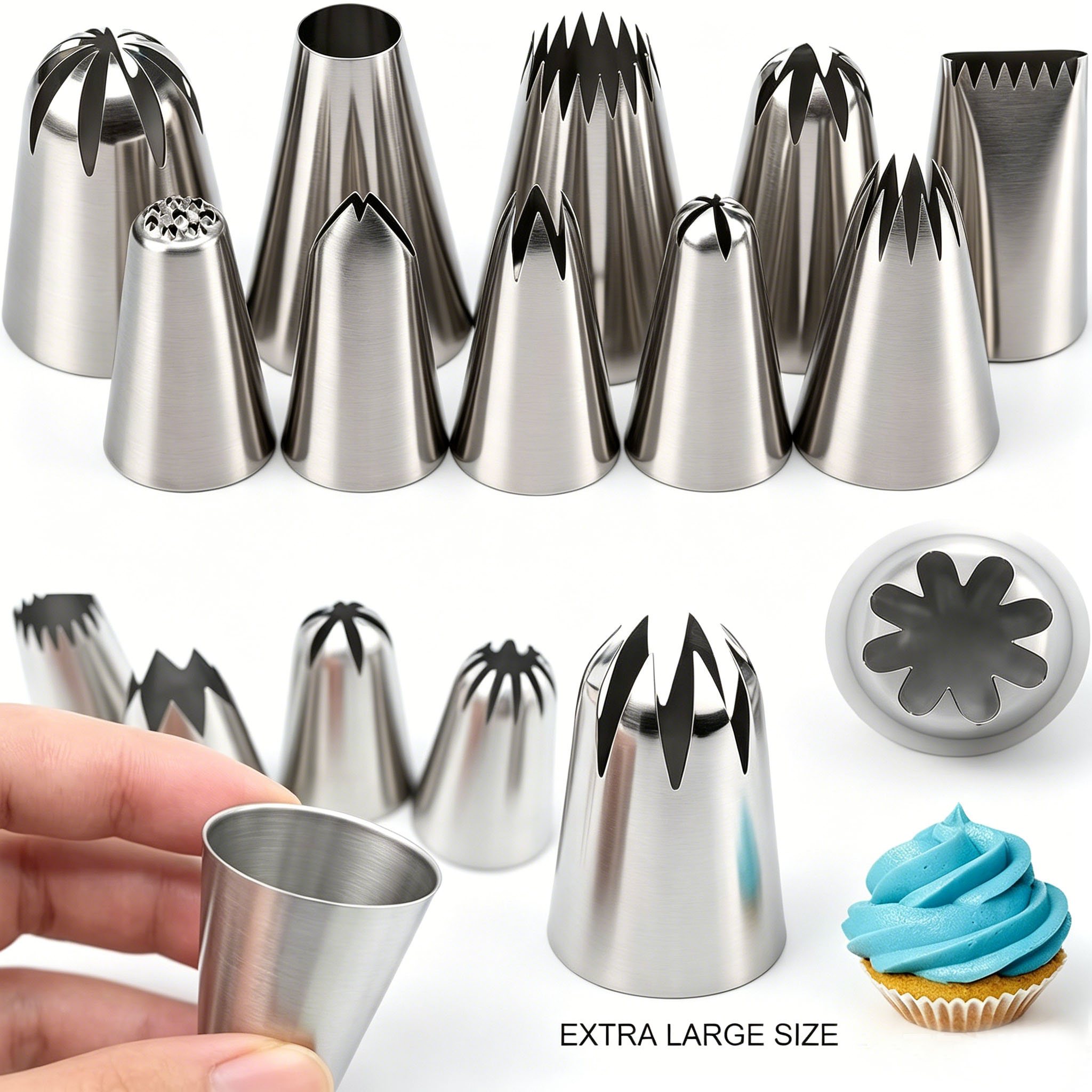 Набор из 31 насадки для украше – обзор и цена Piping Bag Disposable