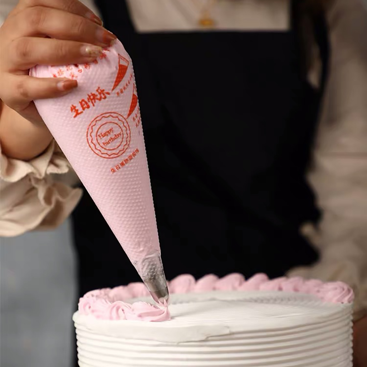 100 шт. толстые одноразовые ко – обзор и цена Piping Bag Disposable