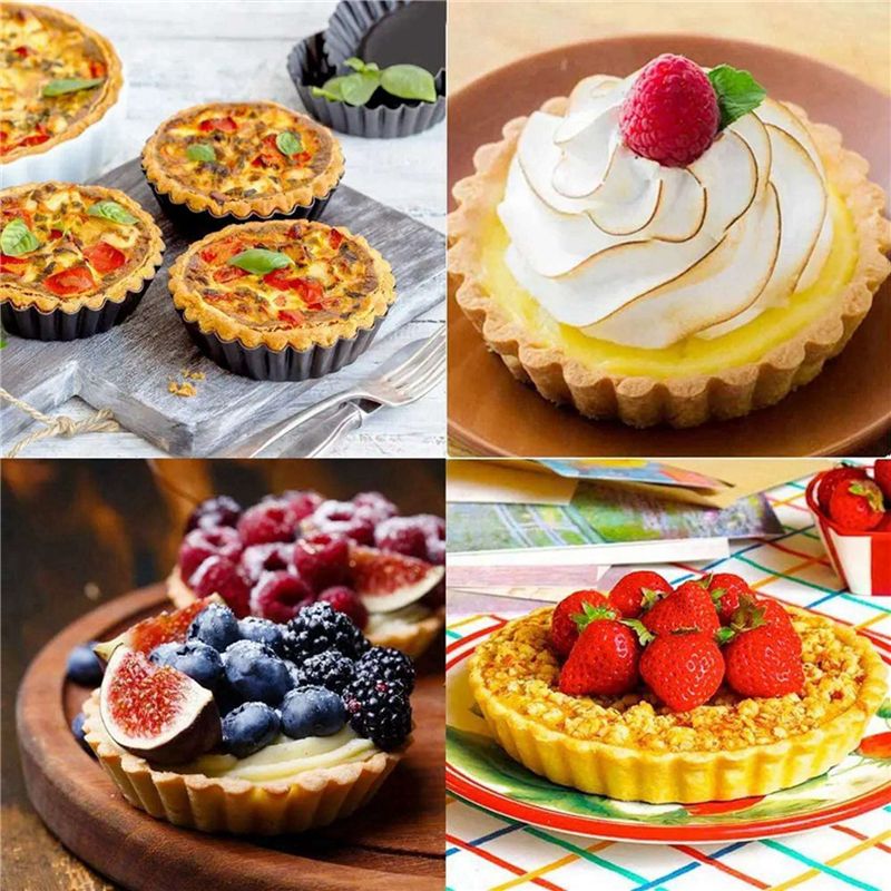 Набор из 18 мини-форм для пиро – обзор и цена Tart Pan Loose