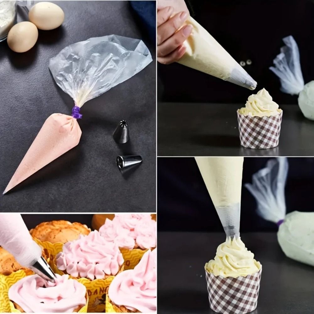 100 шт. сверхпрочных одноразов – обзор и цена Piping Bag Disposable